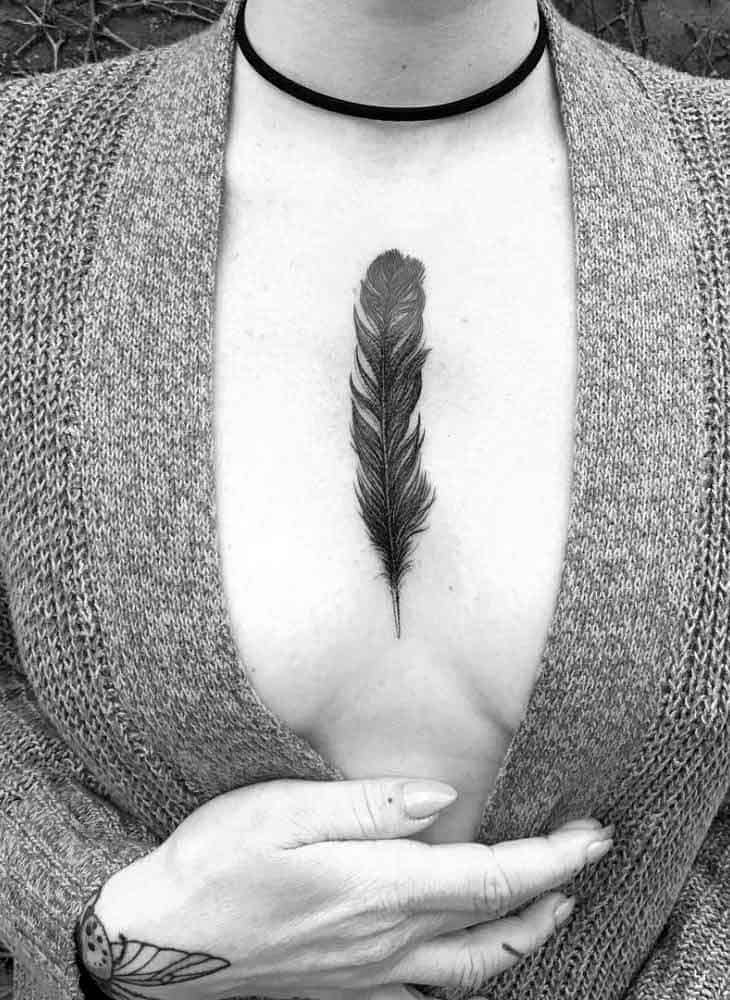 crow feather meaning tattoo