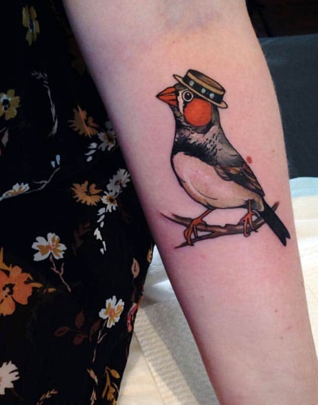 finch tattoo meaning