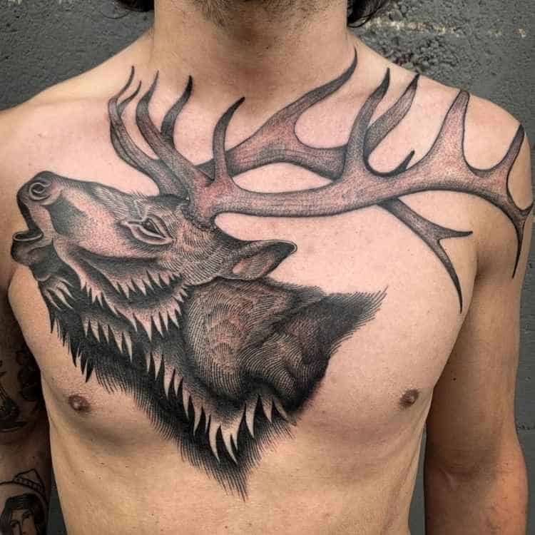 Elk tatto meaning symbolism