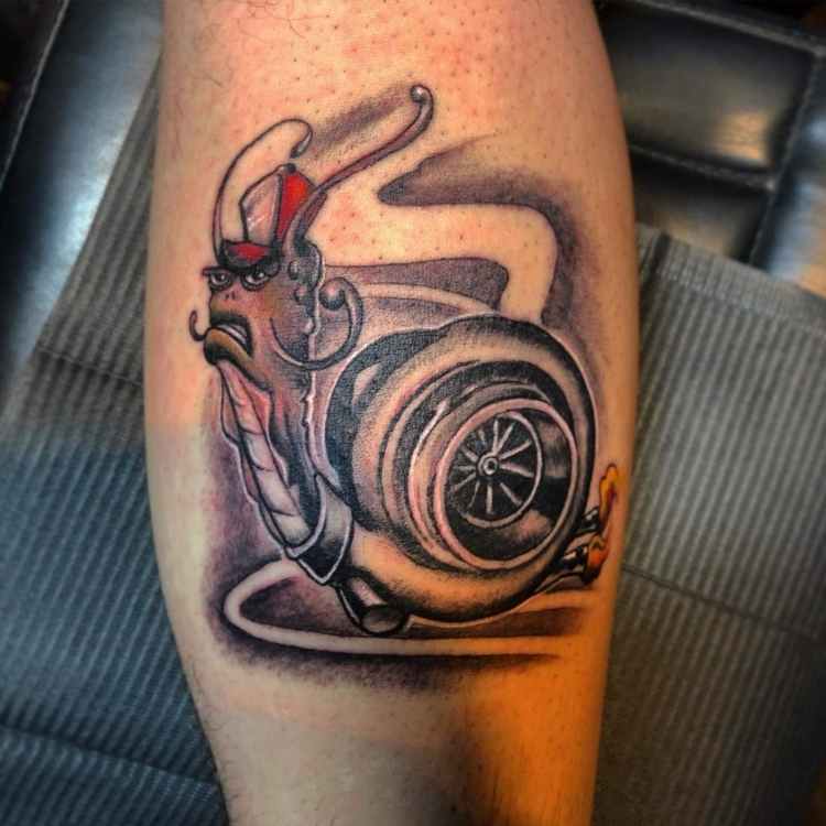 snail tatoo meaning