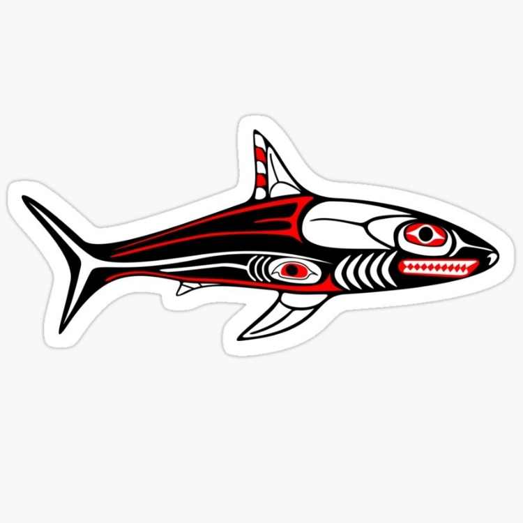 Native American Shark Art