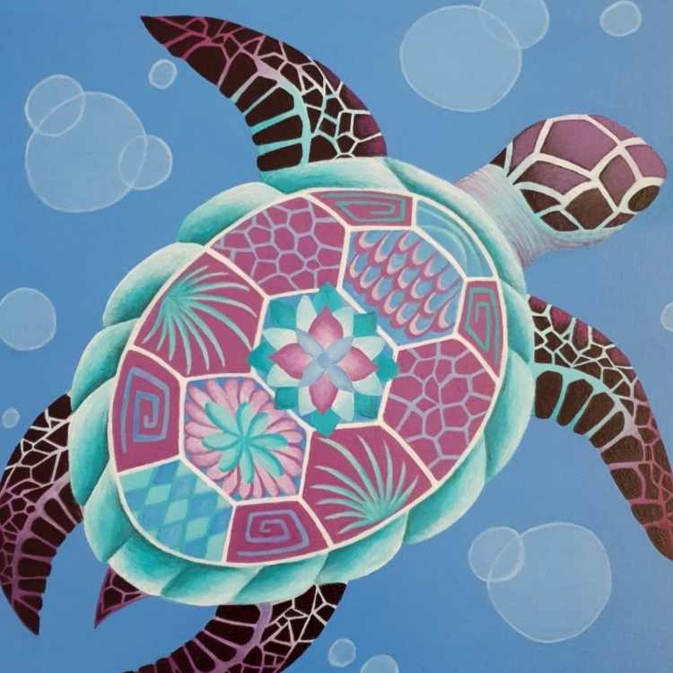 A turtle representing ancient wisdom and spiritual guidance