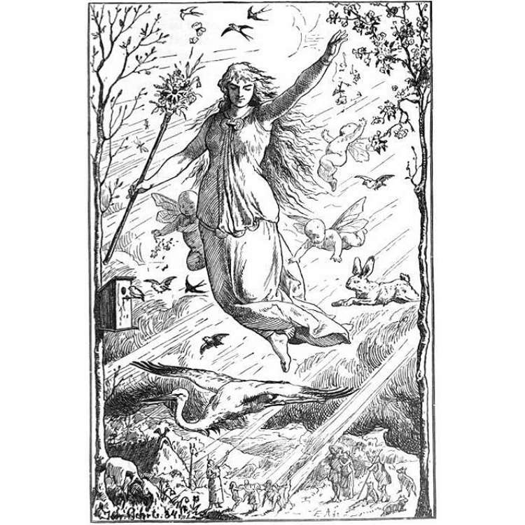 the moon goddess, Aine