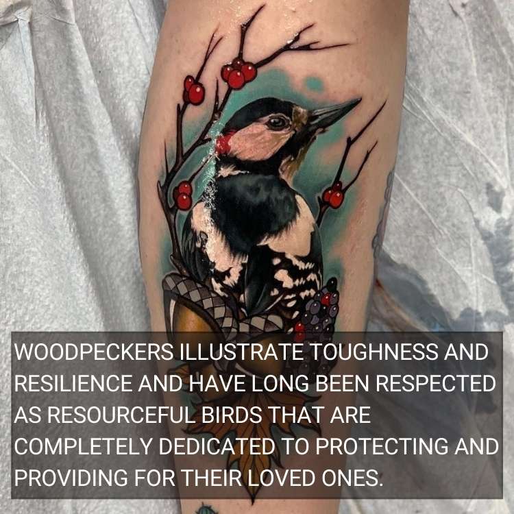 meaning of woodpecker tattoo
