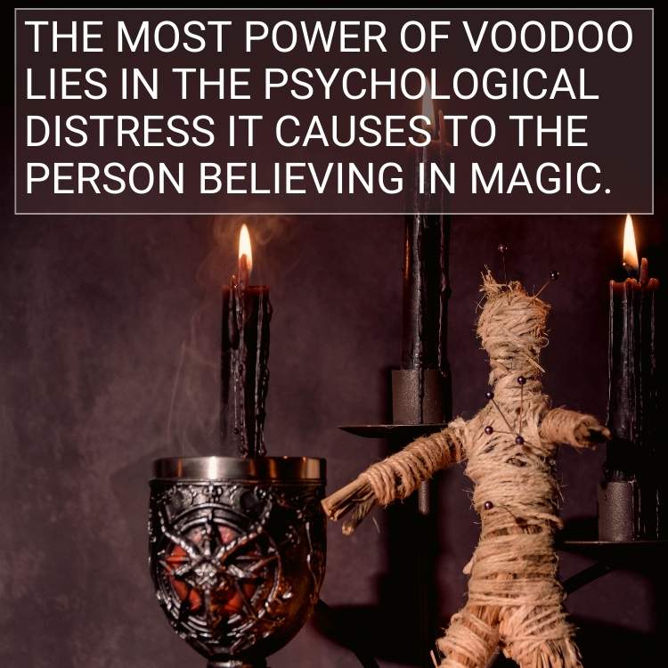 power of Voodoo psychological distress