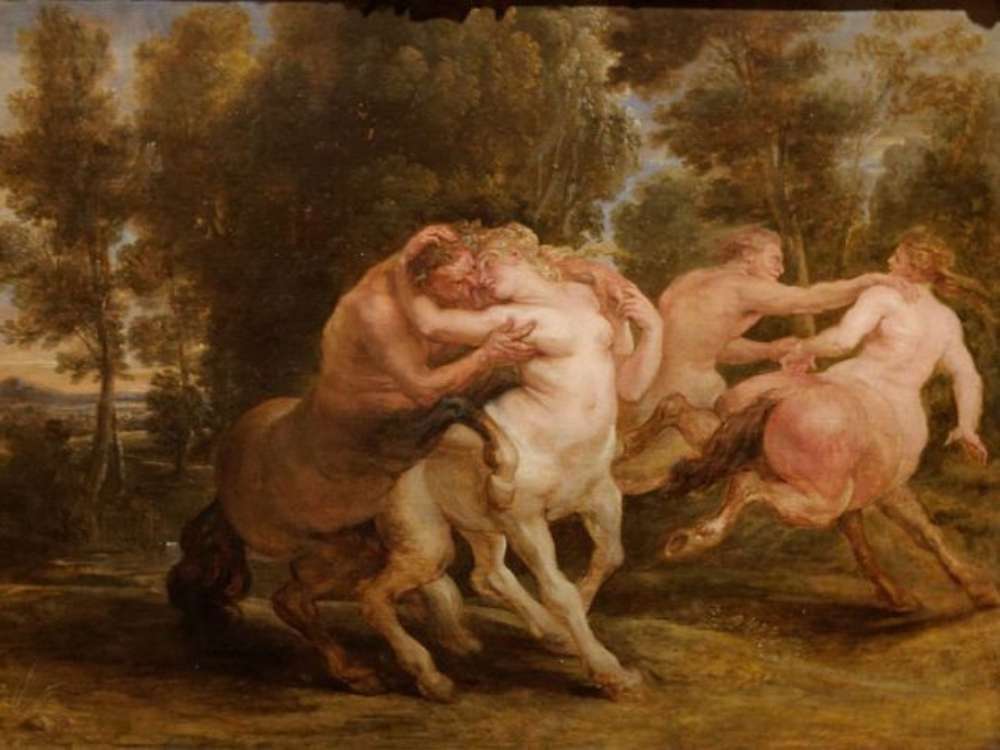 female and male centaurs