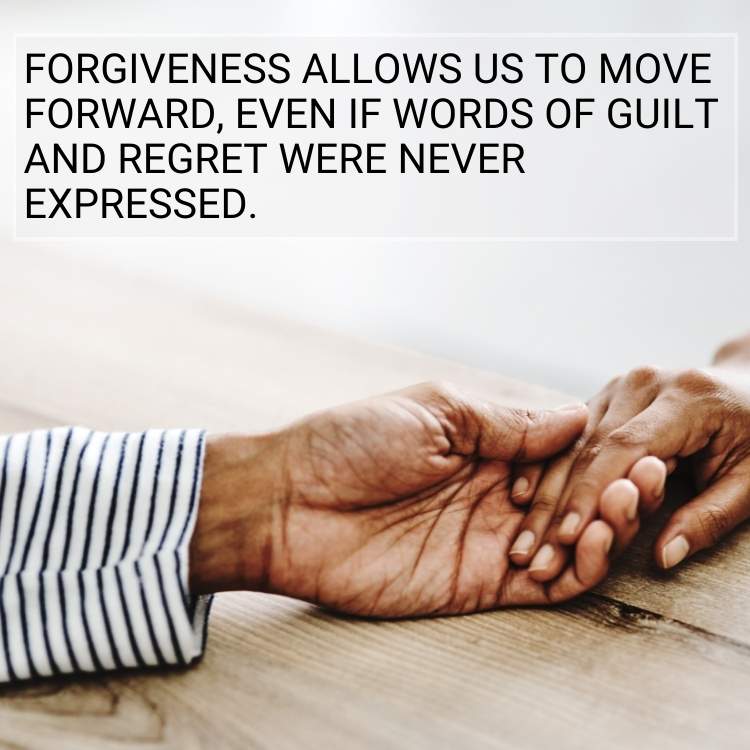 forgiveness allows us to move forward