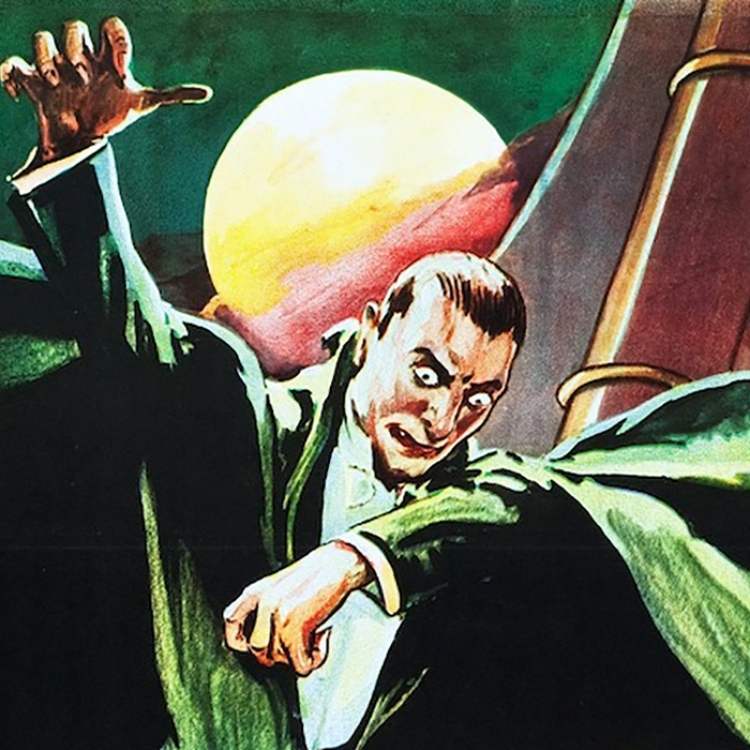 retro dracula_poster