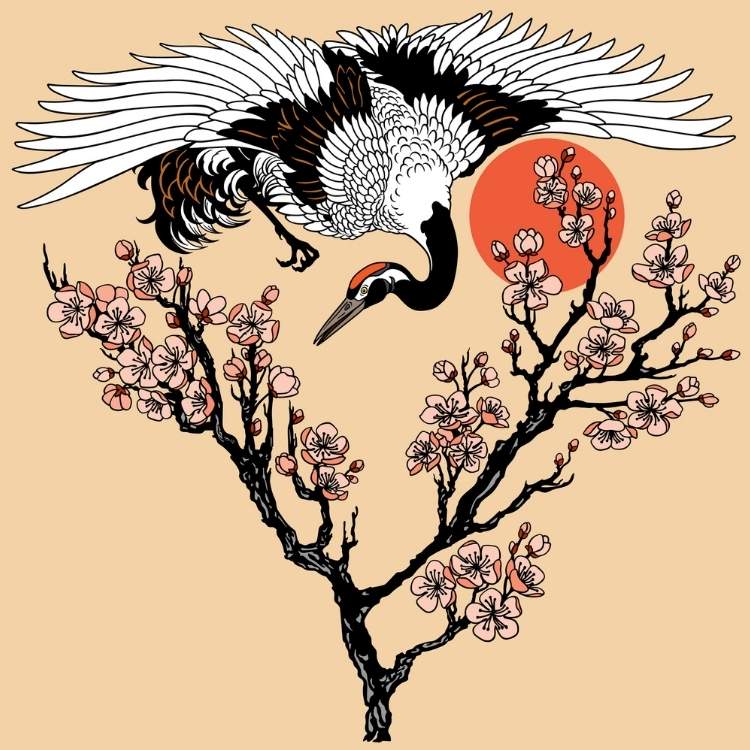 Japanese Crane Symbolism