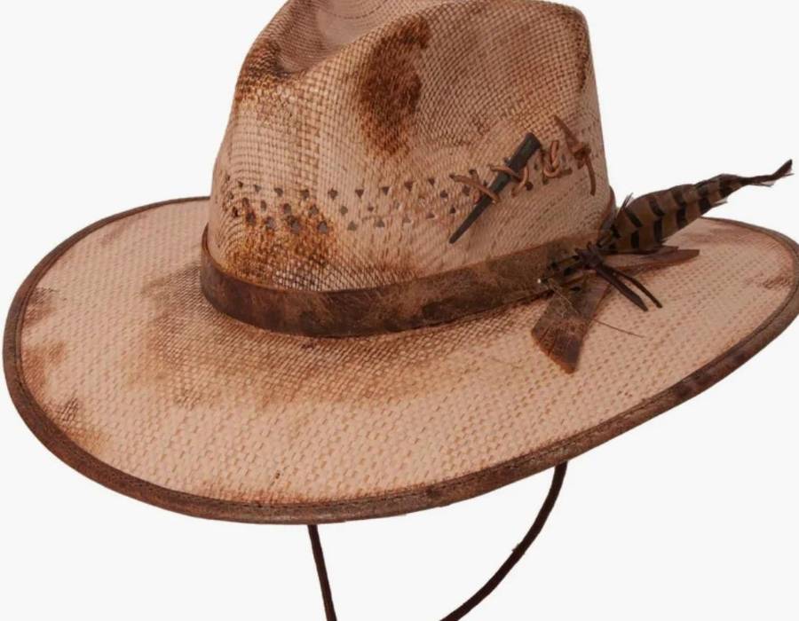 old hat with pheasant feather