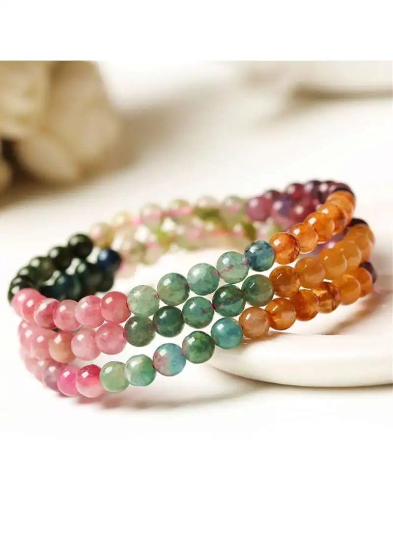 Natural Tourmaline Luck Blessing Bracelet