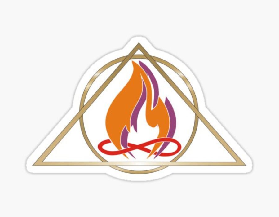 Twin Flame Symbol orange