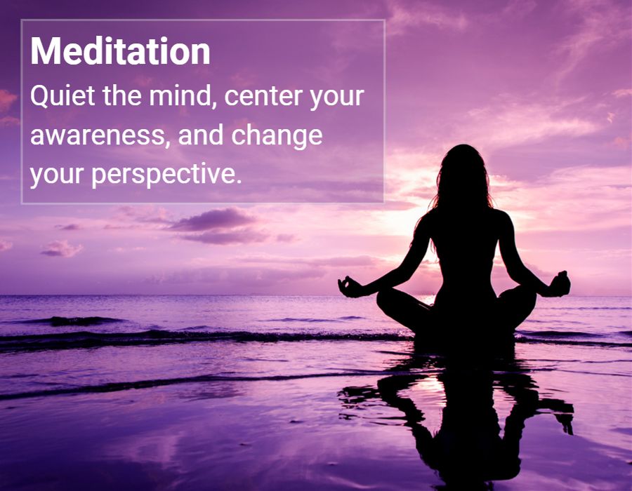 Meditation, quiet the mind