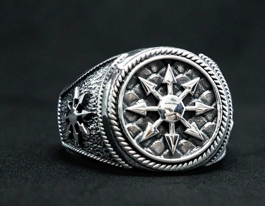 Symbol of chaos on a ring