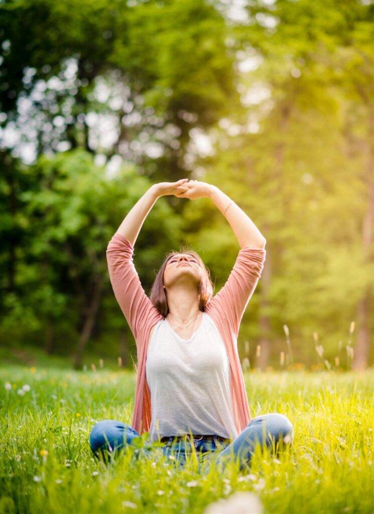 Breathing technique for the chakras 