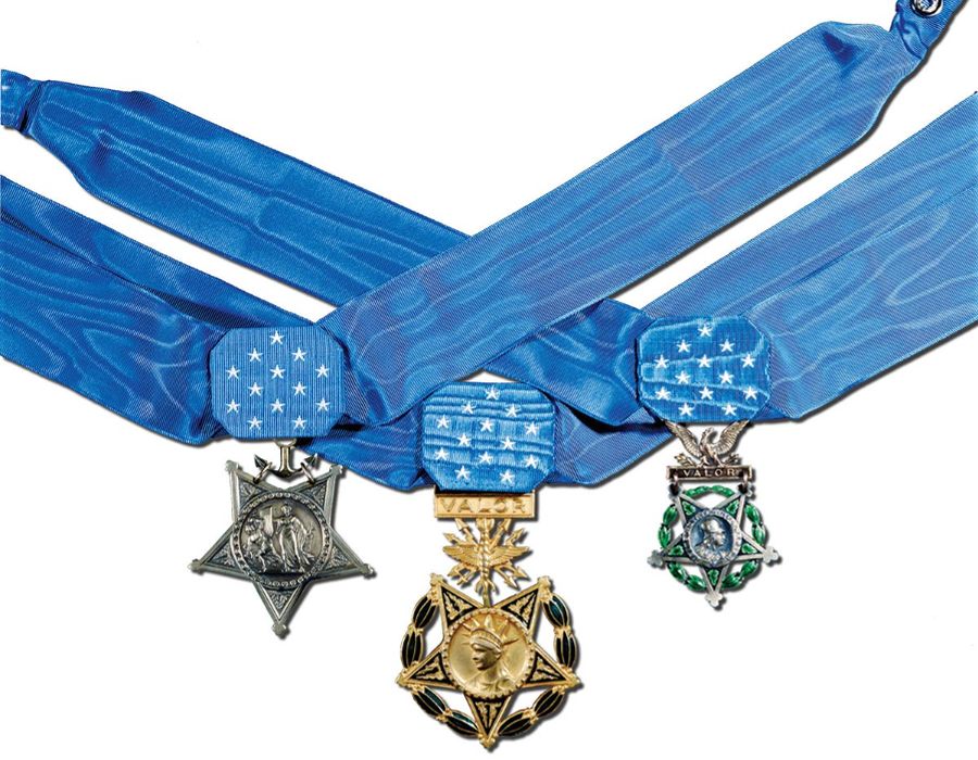 Three Medals of honor