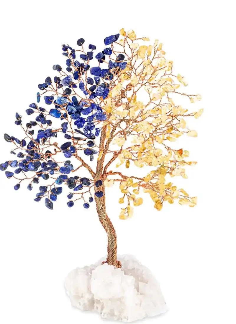Tree Of Life: Peace & Unity - Lapis Lazuli Citrine