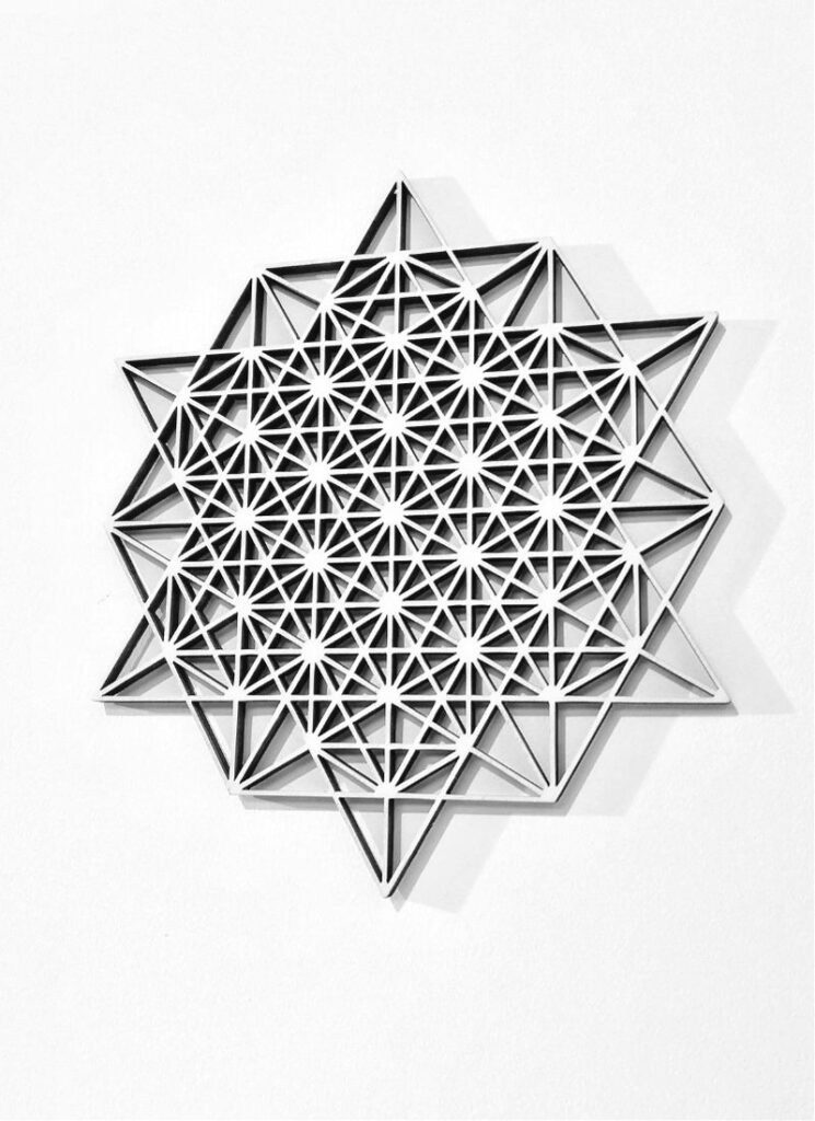 Tetrahedron sacred geomtery