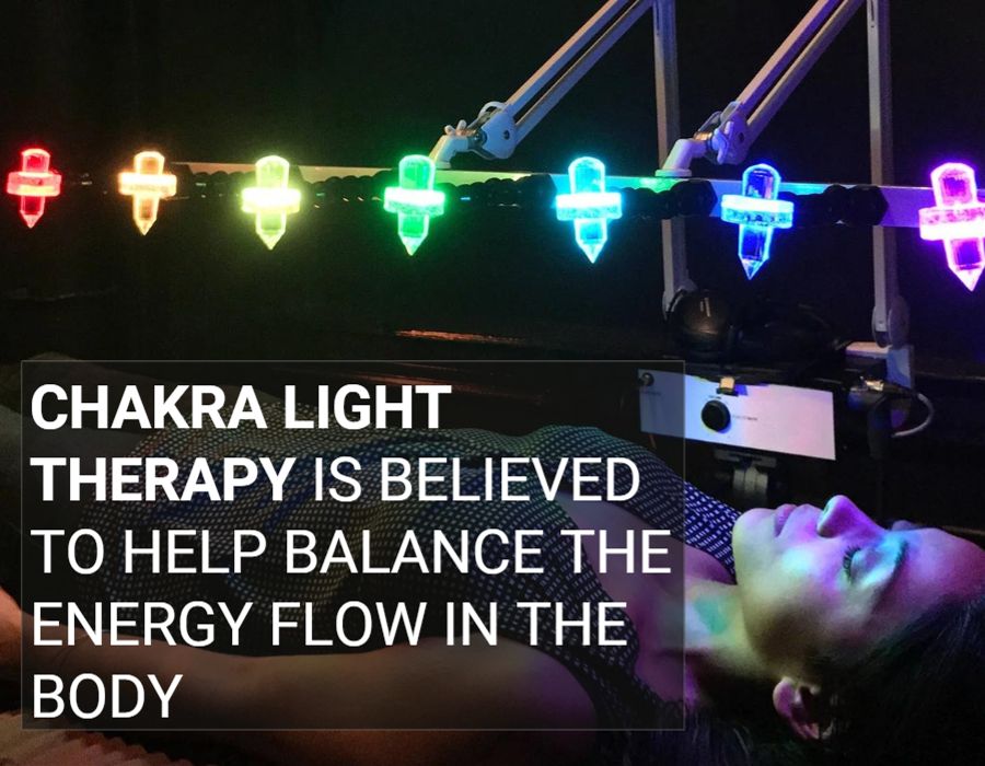 Chakra light energy flow