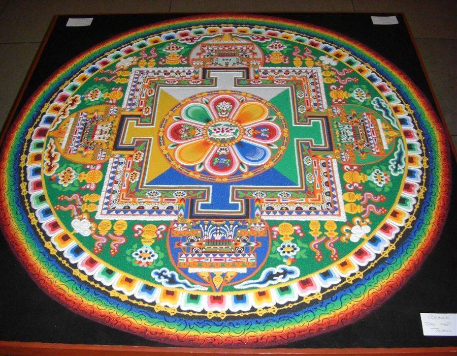 Chenrezig sand mandala