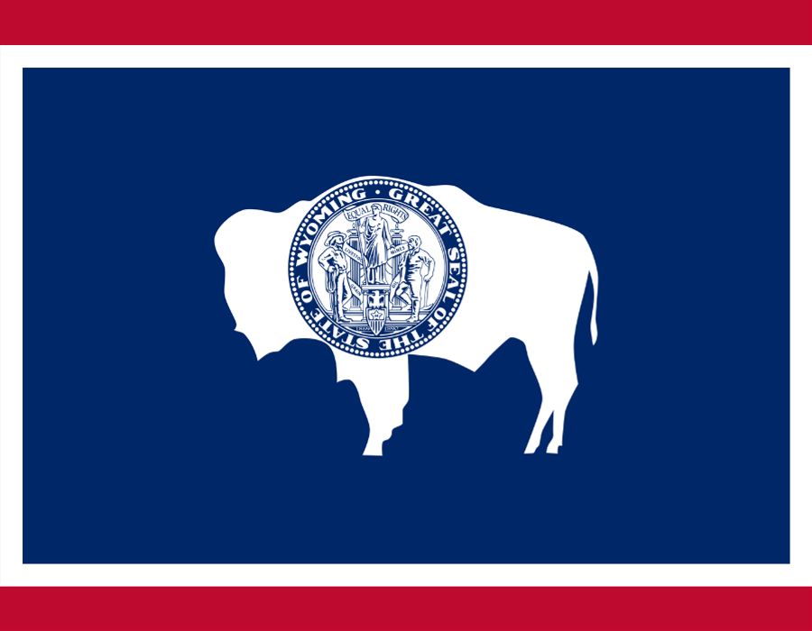 Wyoming’s state flag