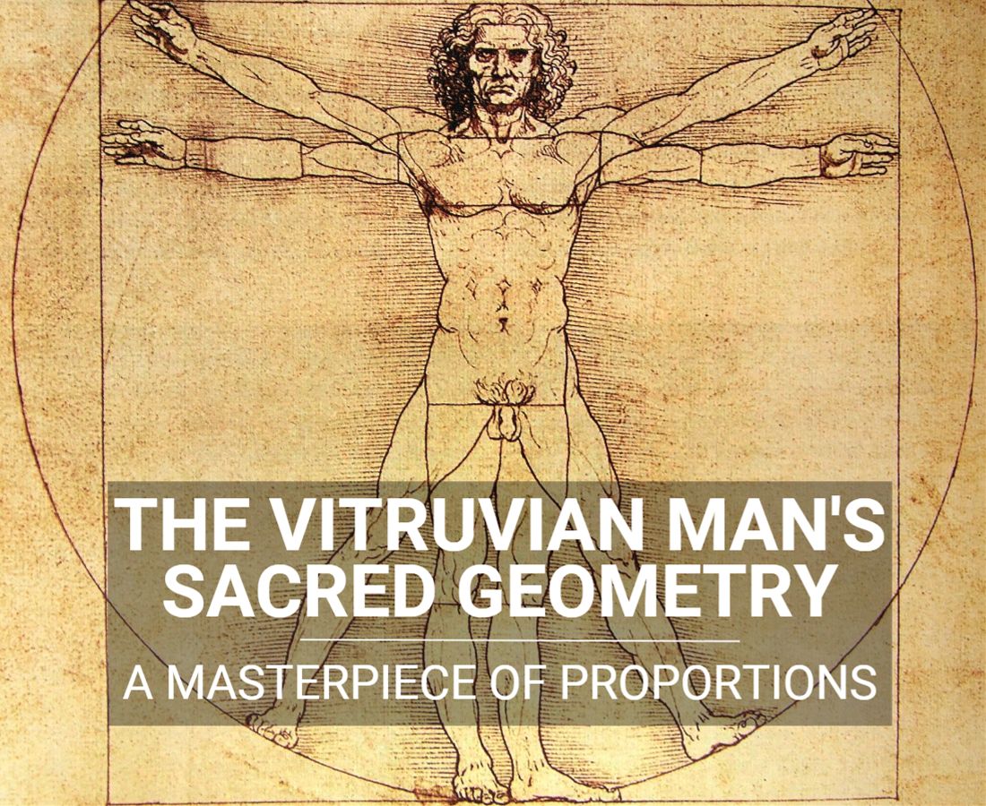 Vitruvian Man's Sacred Geometry