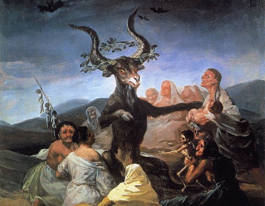 Francisco de Goya's Witches Sabbat (1789),