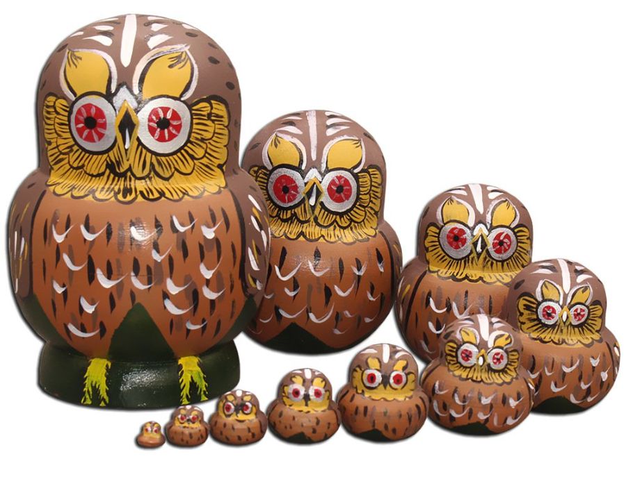 Russian Animal Symbols: Russian Owls