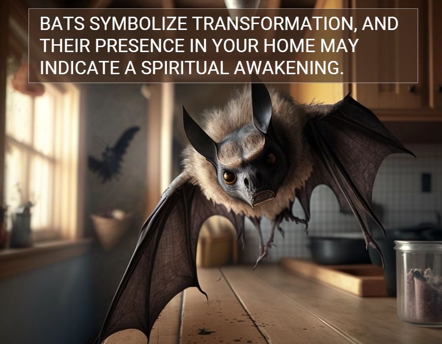 Bats symbolize transformation