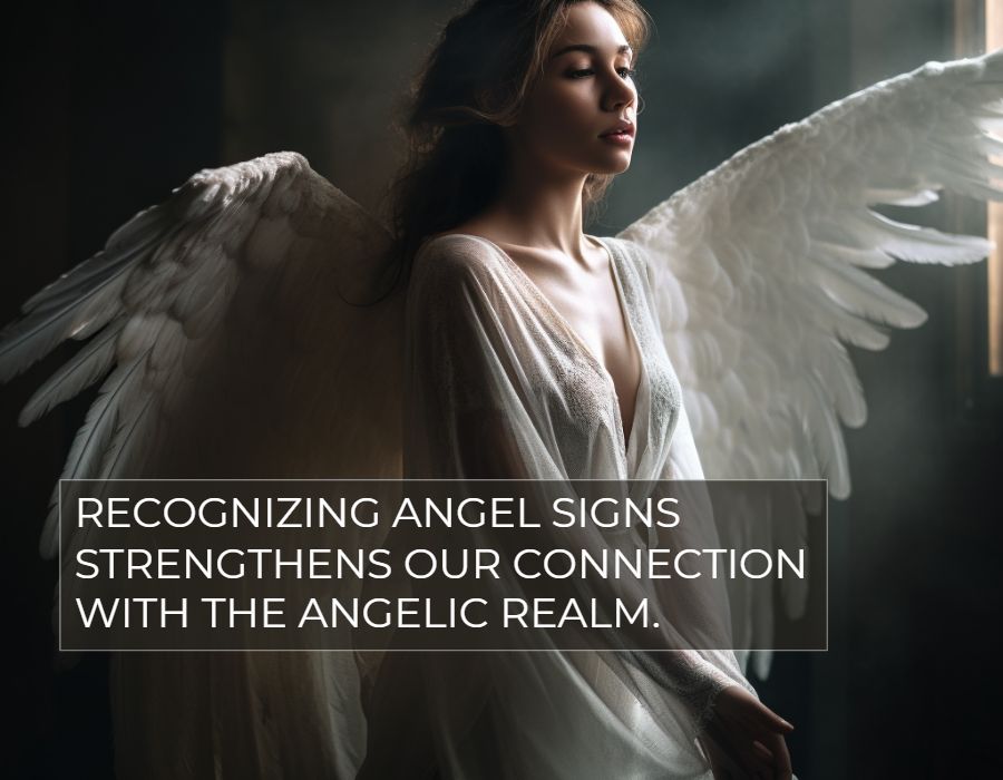 Recognizing angel signs strengthens our connection with the angelic realm.
