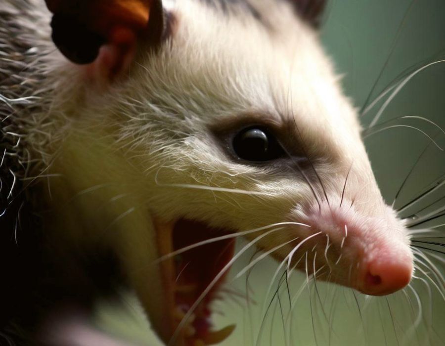 aggressive oppossum