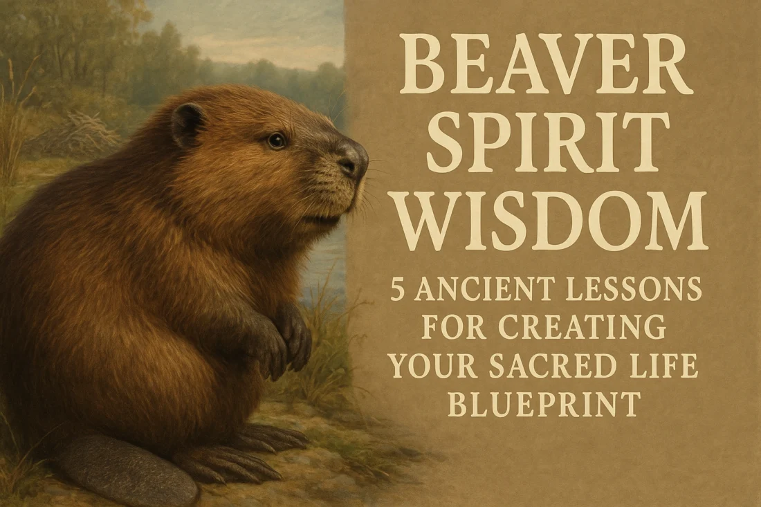 Beaver spiritual Beaver Spirit Wisdom: 5 Ancient Lessons for Creating Your Sacred Life Blueprint