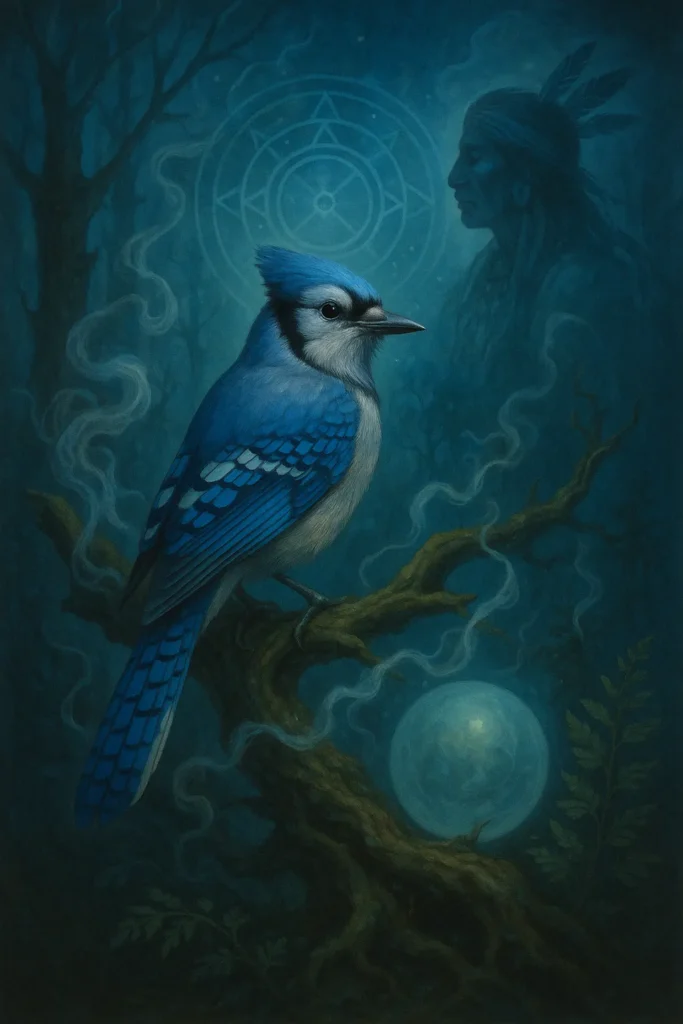 native america blue jay