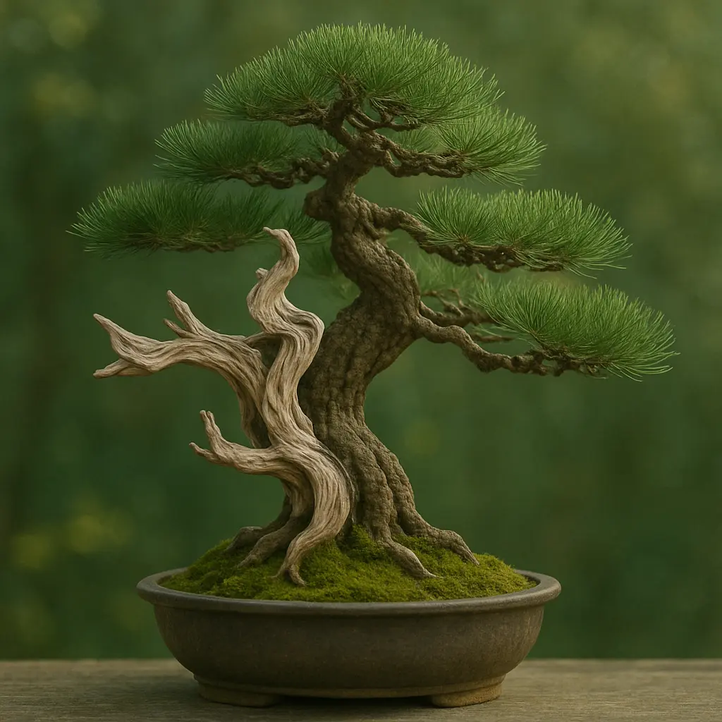 A centuries old pine bonsai with naturally weathered deadwood jin Unveiling the Sacred Wisdom: How Bonsai Trees Connect Us to Ancient Spiritual Traditions