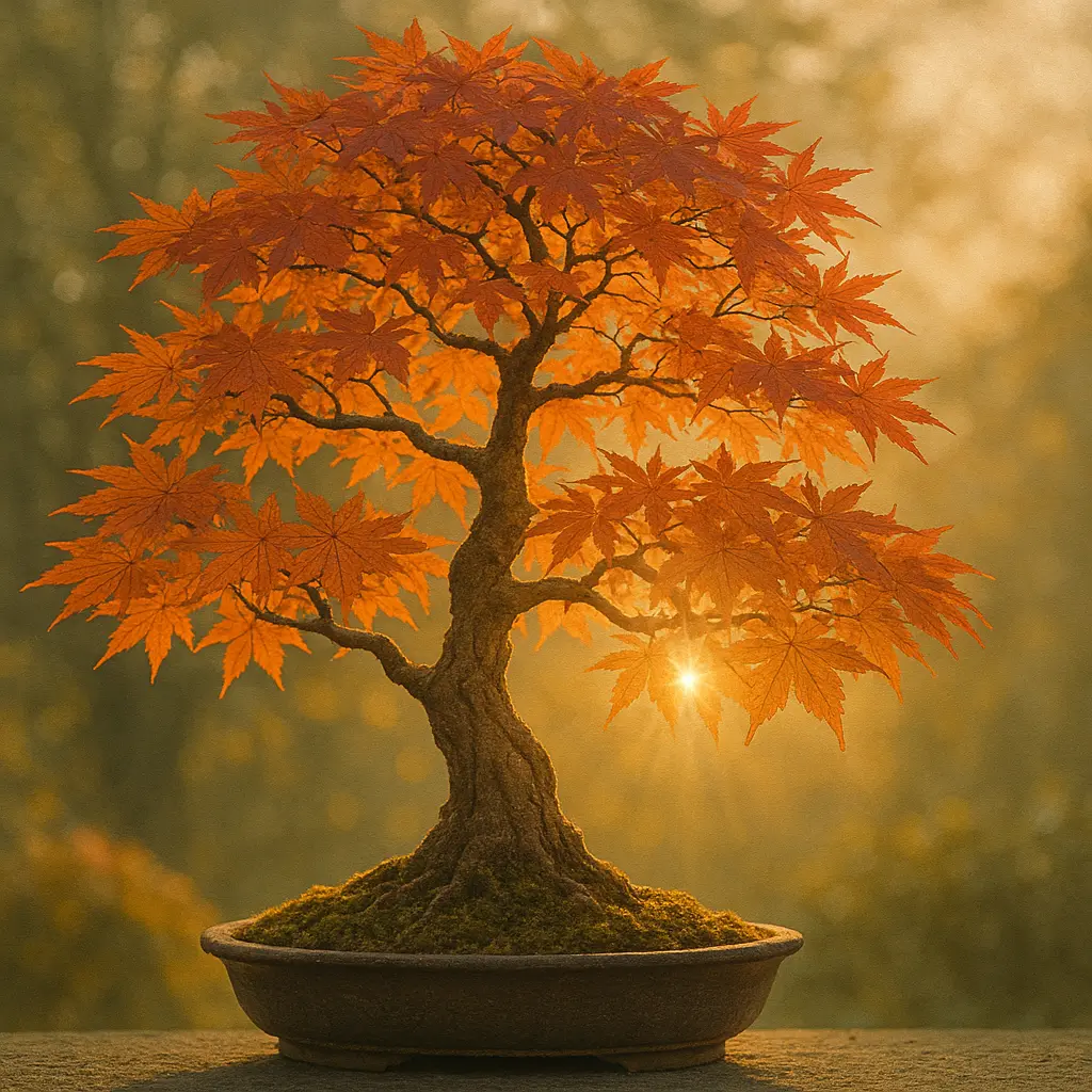 Bonsai in autumn