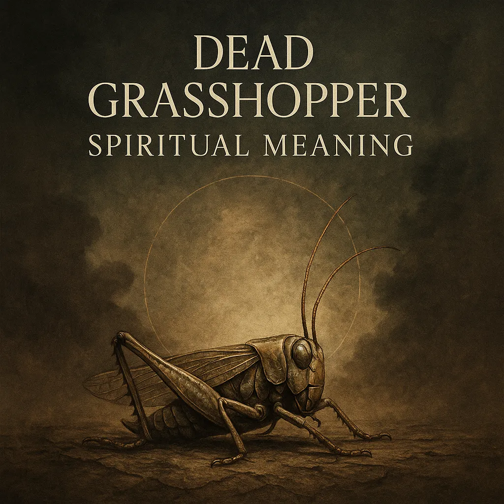 dead grasshopper spiritual meaning