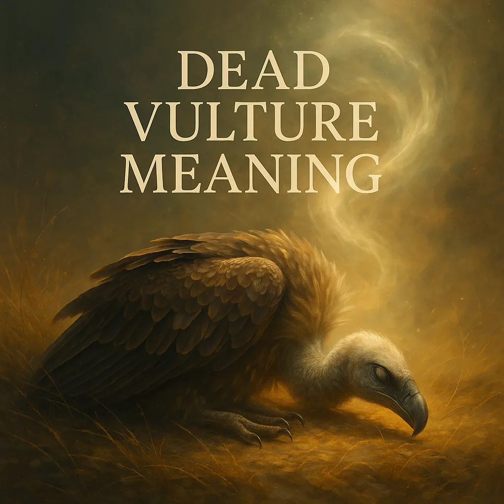 dead vulture meaning