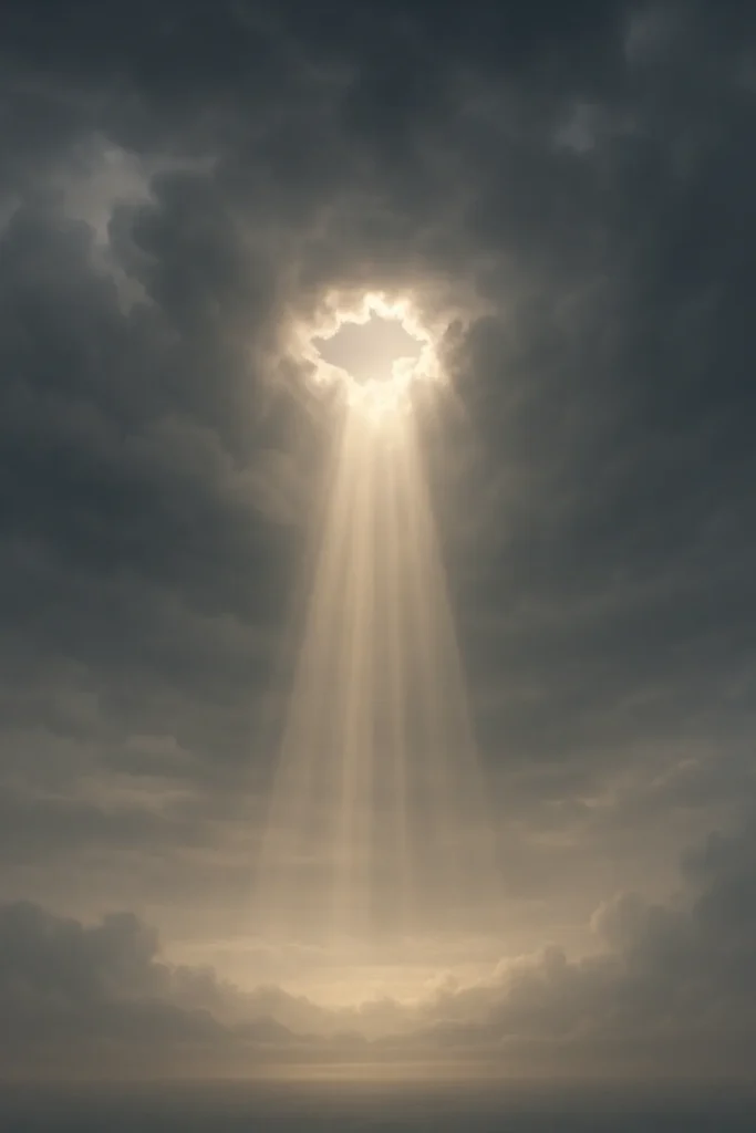 divine comfort and the thin veil between earth and heaven.