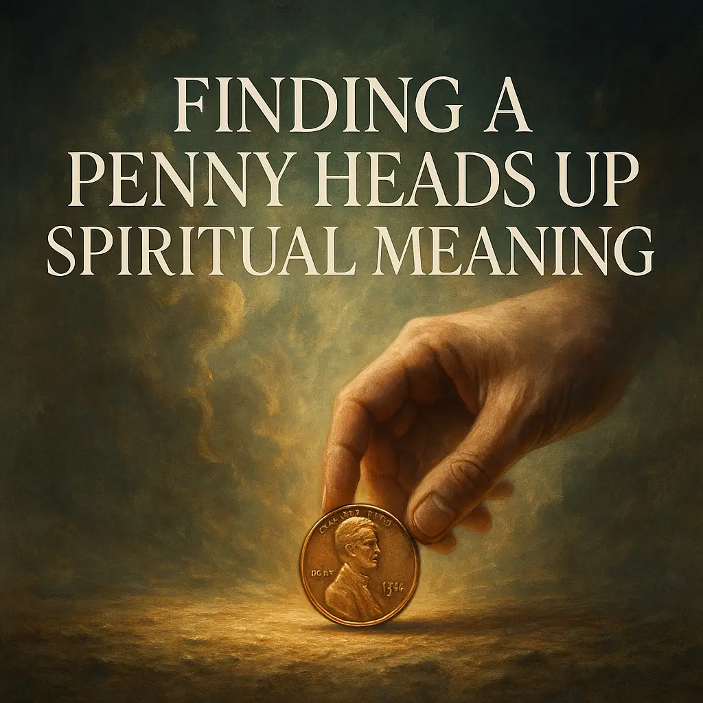 finding a penny heads up spiritual meaning