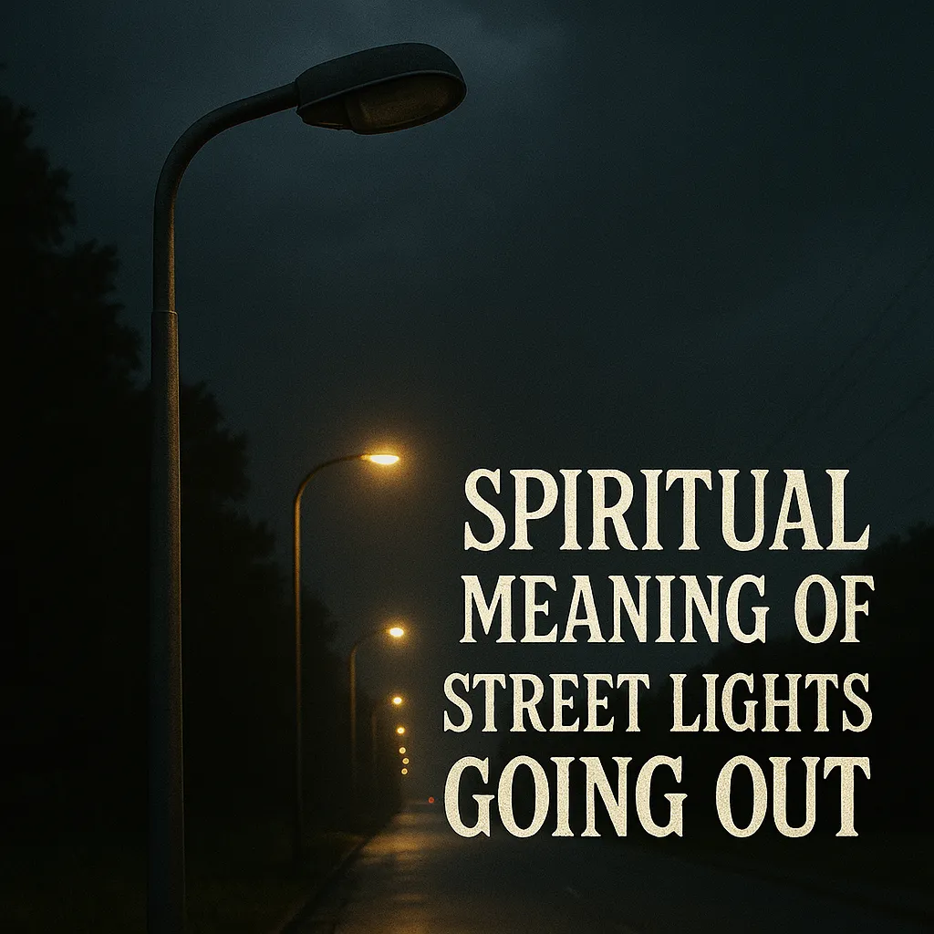 spiritual meaning of street lights going out