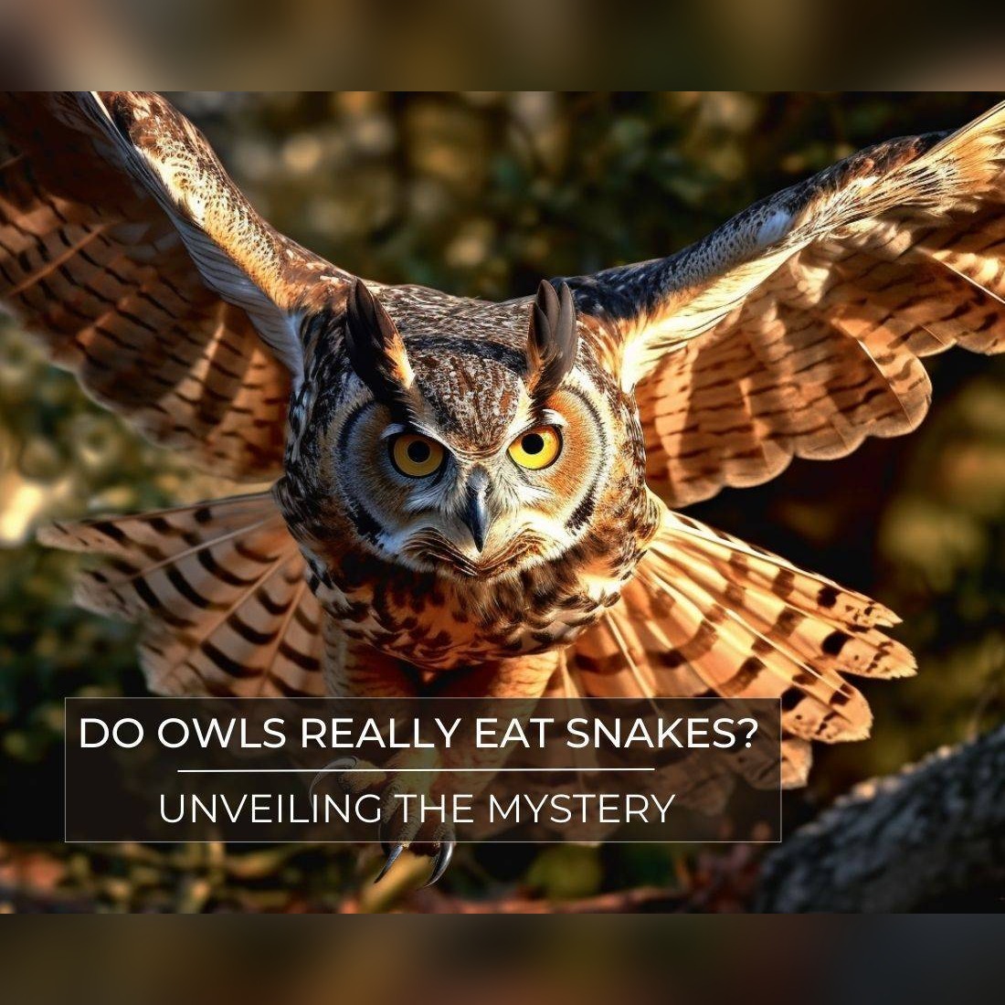 Do Owls Really Eat Snakes?