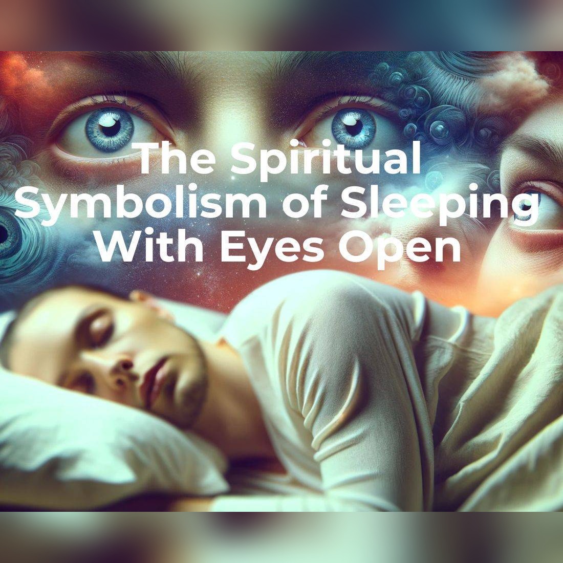 The Spiritual Symbolism of Sleeping With Eyes Open Explored